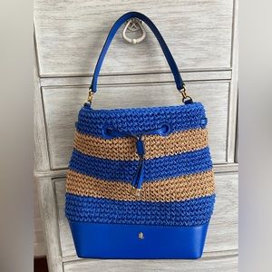 Ralph Lauren Straw and Leather bag
